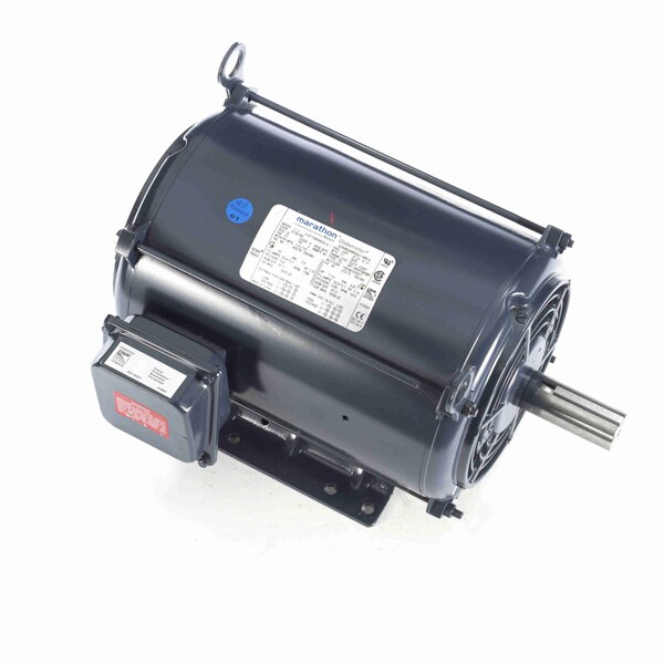 General Purpose Motor, 10 HP, 3 Ph, 60 Hz, 208-230/460 V, 1800 RPM, 215T Frame, DP